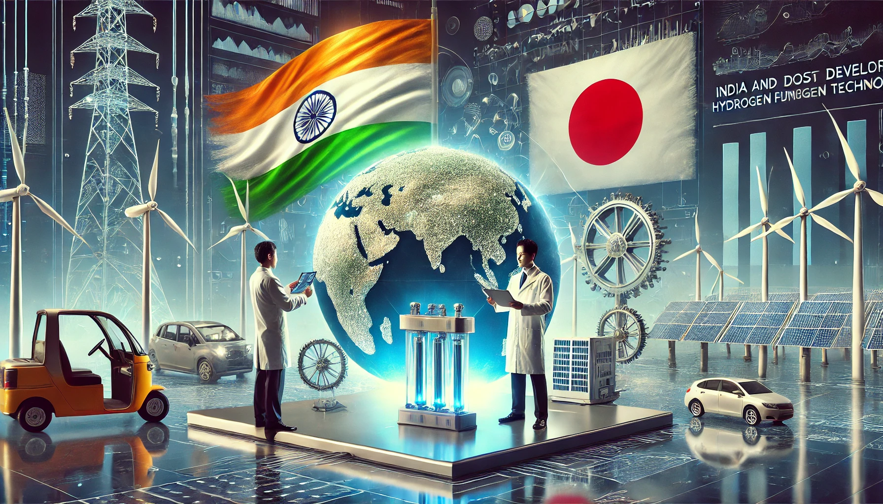 India and Japan Collaborate to Develop Low-Cost Hydrogen Fuel Technology